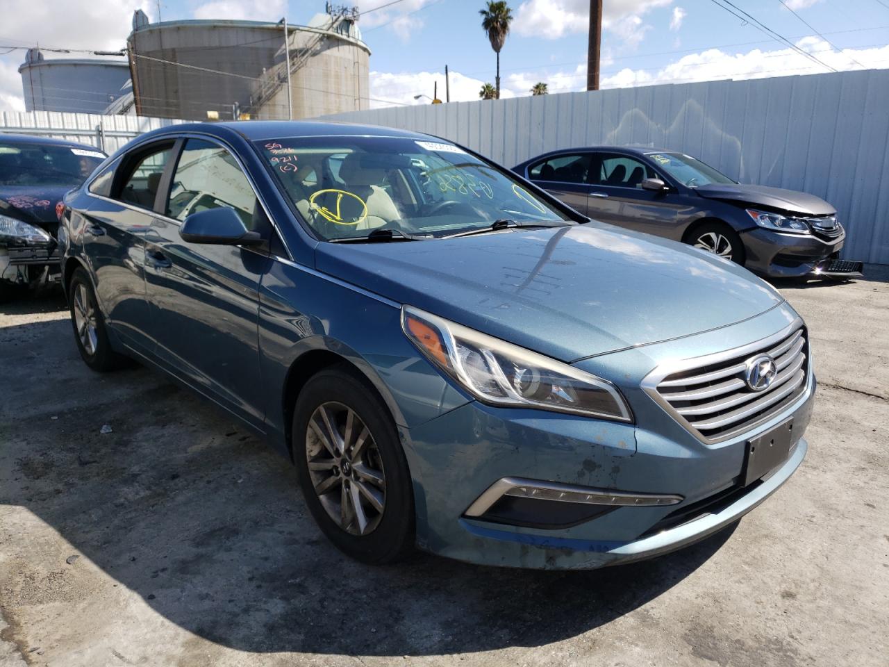 HYUNDAI SONATA SE 2015 with VIN 5NPE24AF9FH249211 - Photo from auction