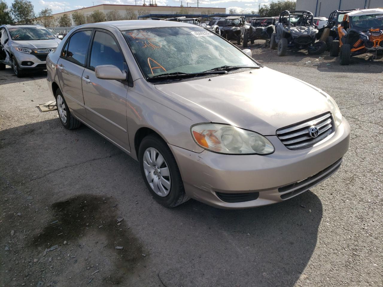 TOYOTA COROLLA CE 2003 with VIN 1NXBR32E83Z134854 - Photo from auction
