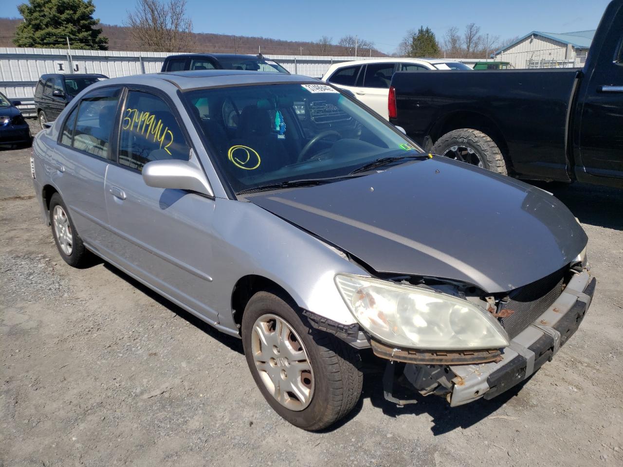Photo 1 from auction – 2004 HONDA CIVIC EX with VIN 2HGES26724H516122