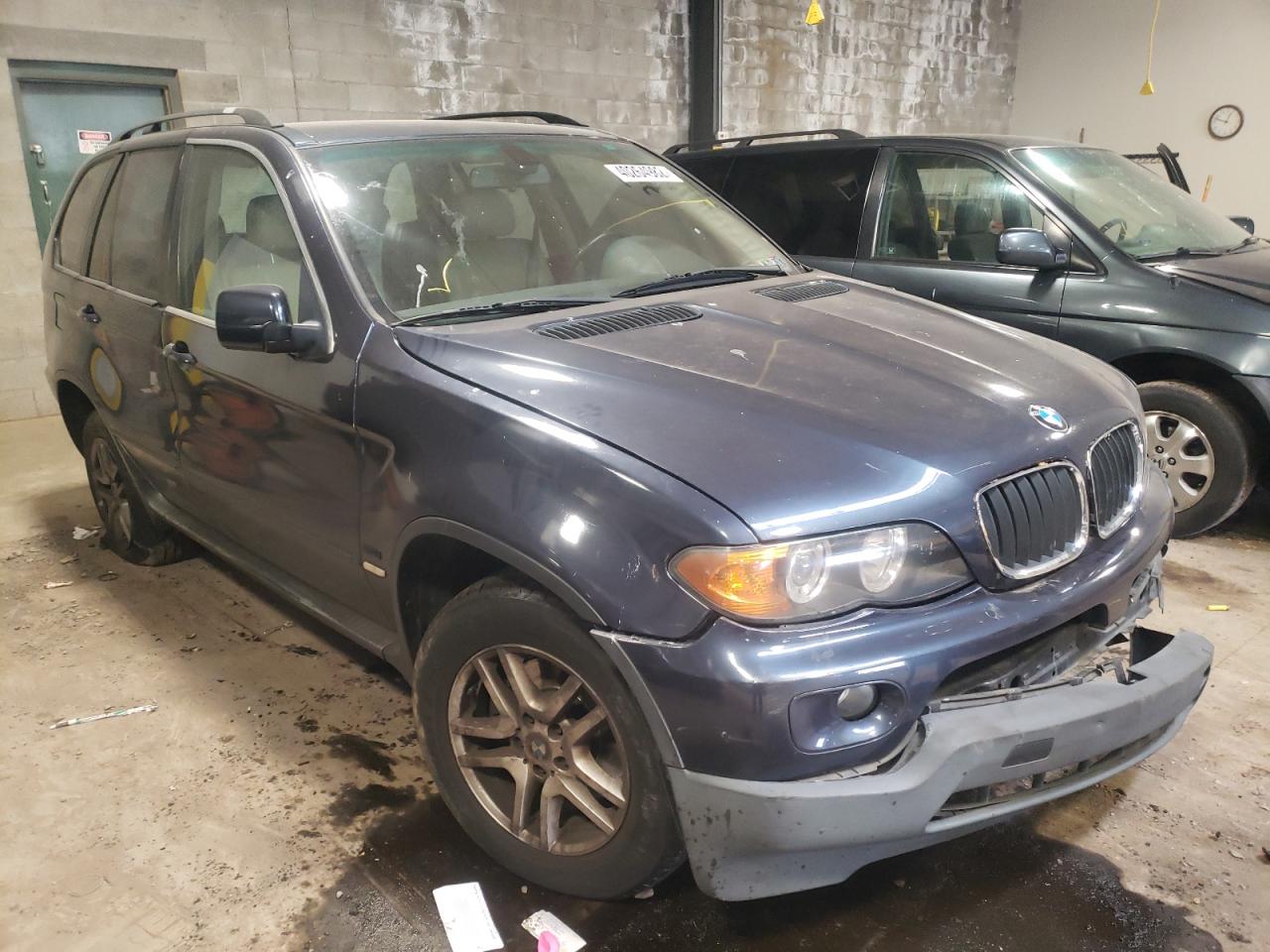 BMW X5 3.0I 2005 with VIN 5UXFA13525LY23120 - Photo from auction