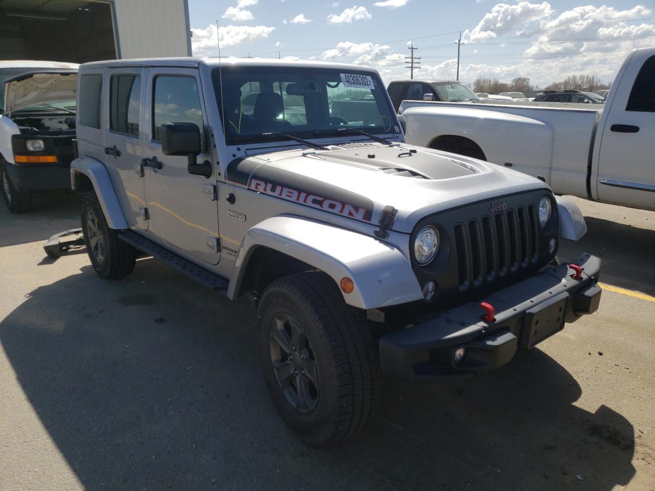 JEEP WRANGLER U 2017 with VIN 1C4BJWFG5HL635352 - Photo from auction