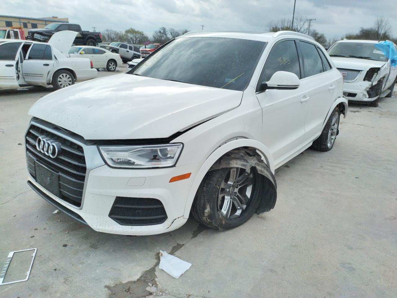 Photo 2 from auction – 2016 AUDI Q3 PREMIUM with VIN WA1EFCFS3GR017681