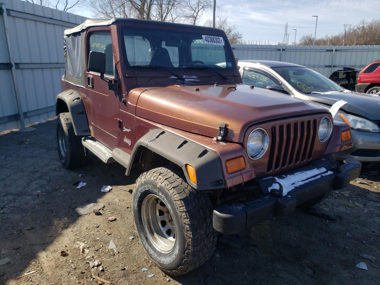 JEEP WRANGLER / 2002 with VIN 1J4FA49S82P704342 - Photo from auction