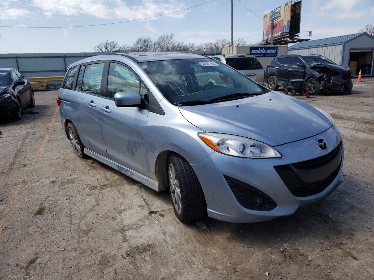 MAZDA 5 2012 with VIN JM1CW2DL2C0116848 - Photo from auction