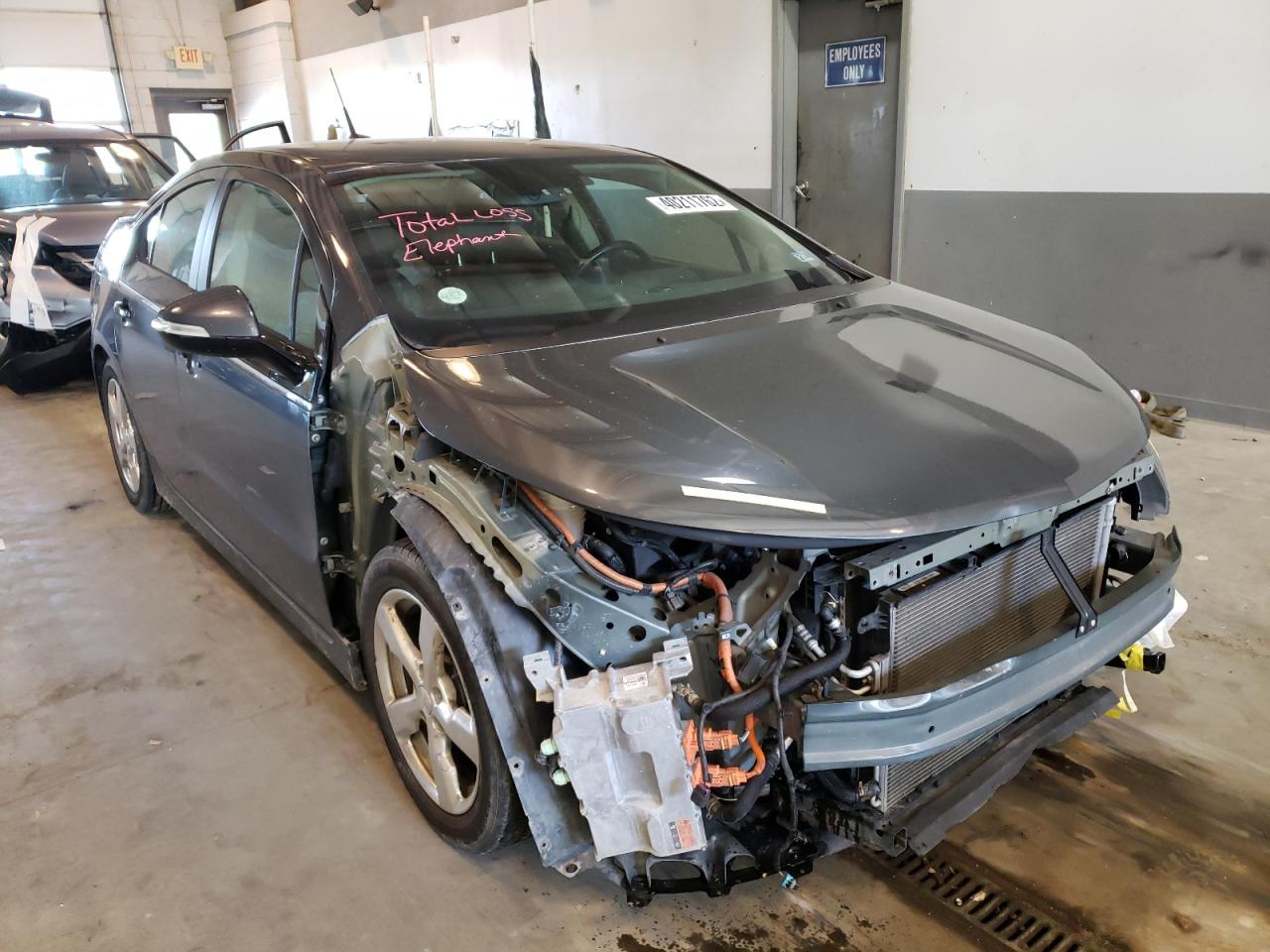 CHEVROLET VOLT 2013 with VIN 1G1RF6E43DU100332 - Photo from auction