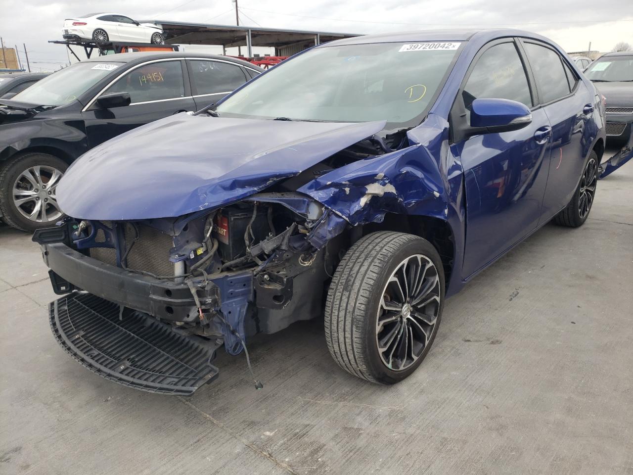 Photo 2 from auction – 2014 TOYOTA COROLLA L with VIN 2T1BURHEXEC006614