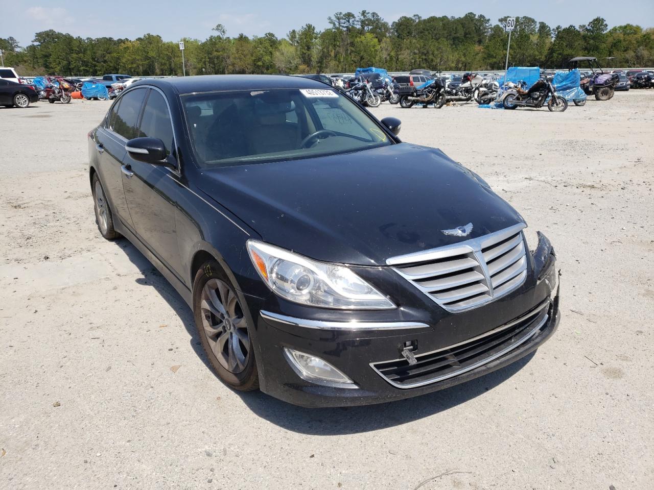 HYUNDAI GENESIS 3. 2012 with VIN KMHGC4DD1CU158124 - Photo from auction