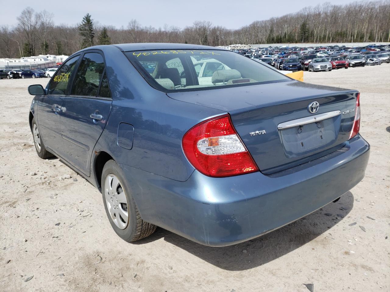 Photo 3 from auction – 2003 TOYOTA CAMRY LE with VIN 4T1BE32K53U687835