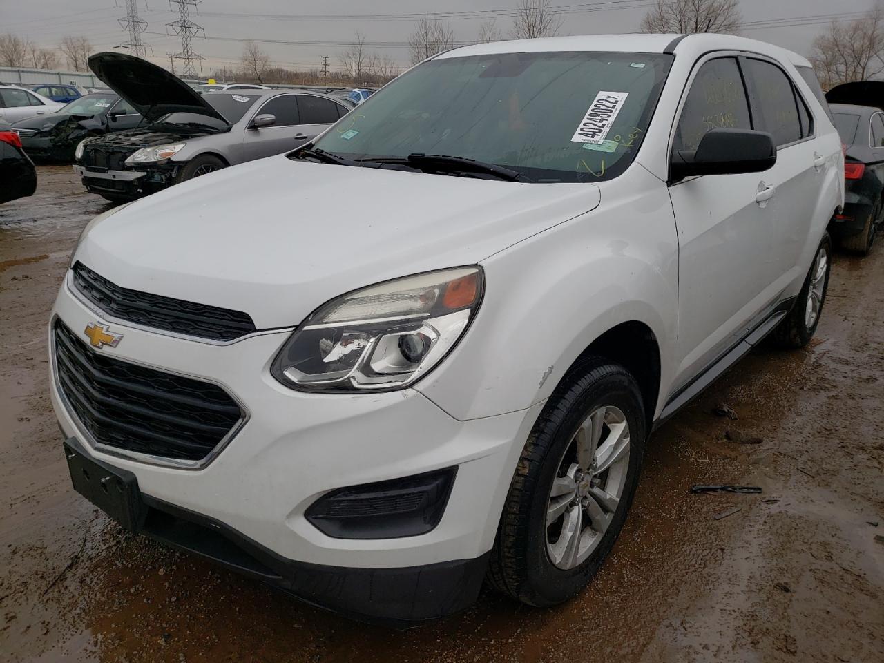 Photo 2 from auction – 2016 CHEVROLET EQUINOX LS with VIN 2GNALBEK6G6249123