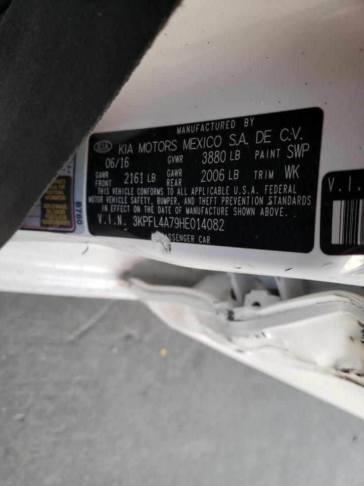 Photo 10 from auction – 2017 KIA FORTE LX with VIN 3KPFL4A79HE014082
