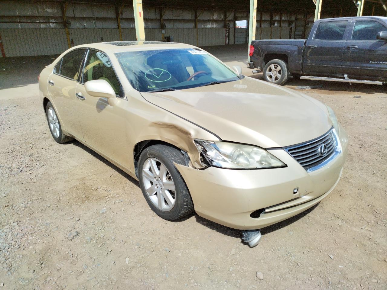 LEXUS ES 350 2007 with VIN JTHBJ46GX72052086 - Photo from auction