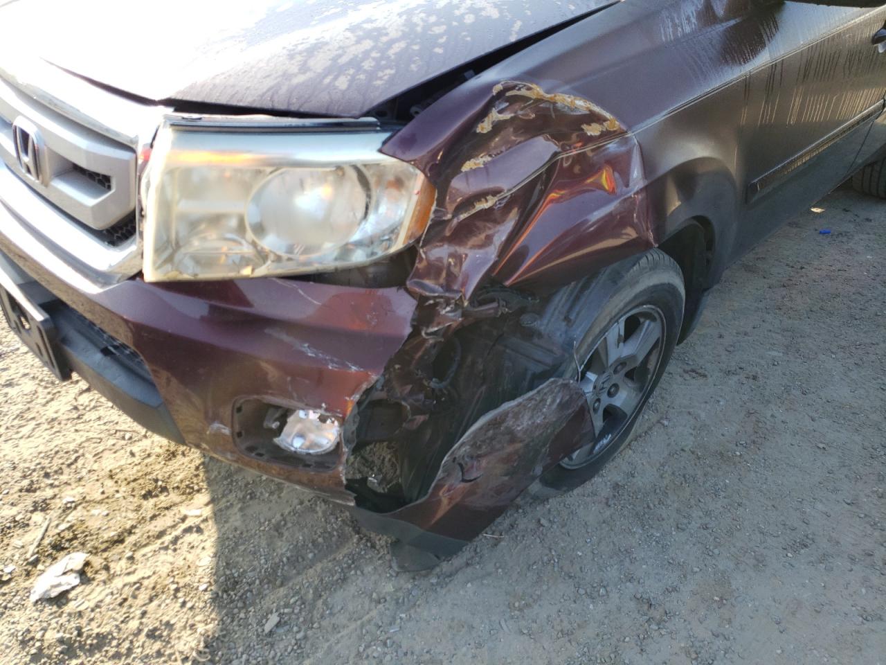 Photo 9 from auction – 2009 HONDA PILOT EXL with VIN 5FNYF38589B011555