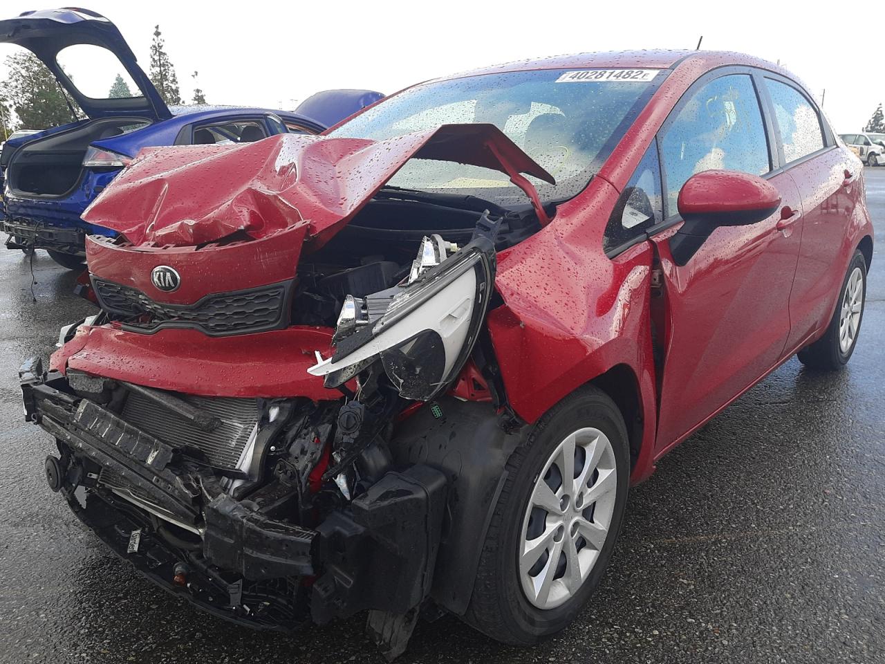 Photo 2 from auction – 2015 KIA RIO LX with VIN KNADM5A30F6448043