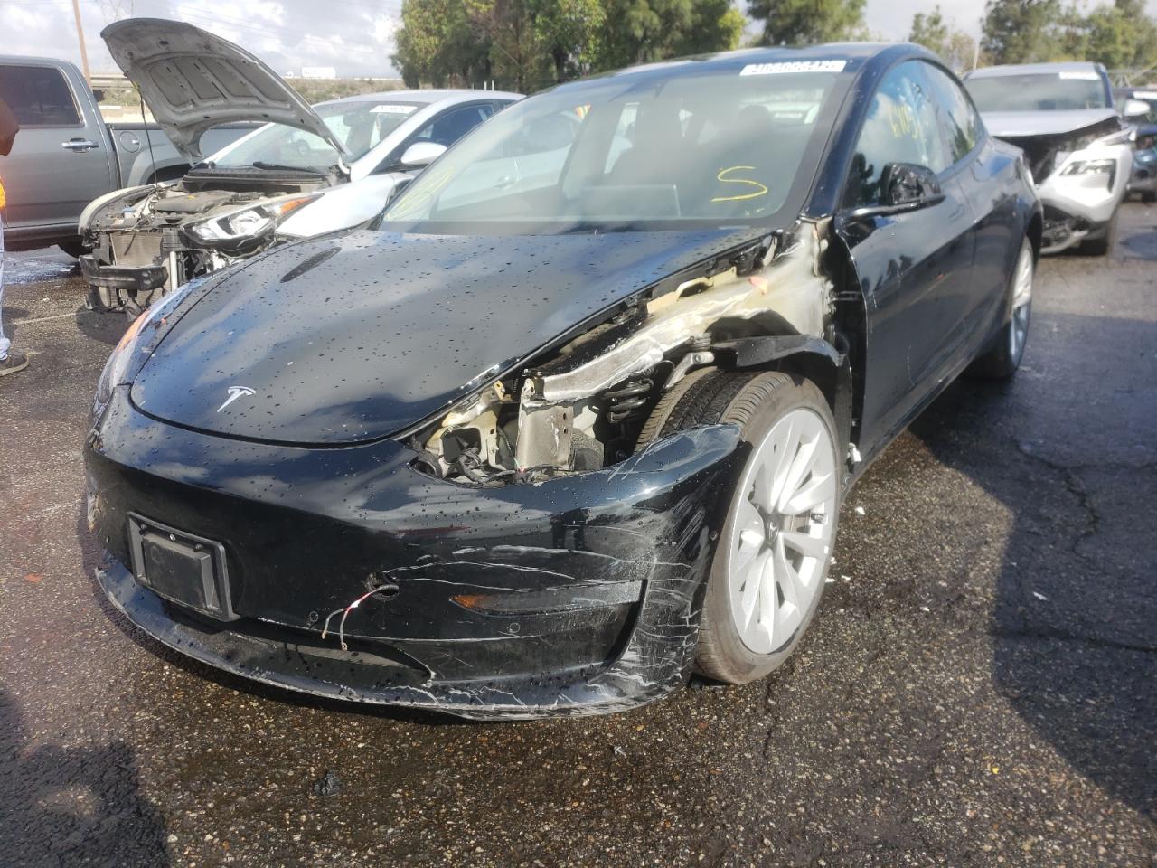 Photo 2 from auction – 2022 TESLA MODEL 3 with VIN 5YJ3E1EA7NF144319