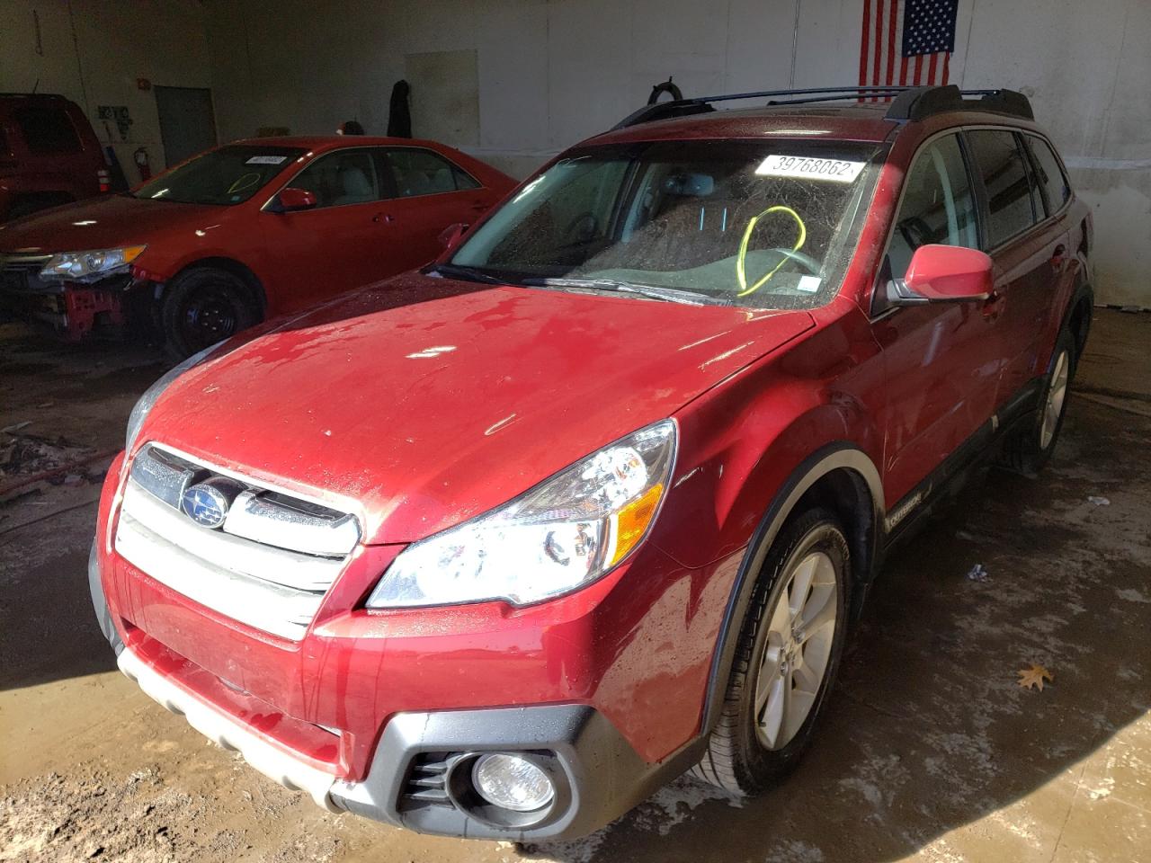Photo 2 from auction – 2014 SUBARU OUTBACK 3. with VIN 4S4BRDLC5E2319865