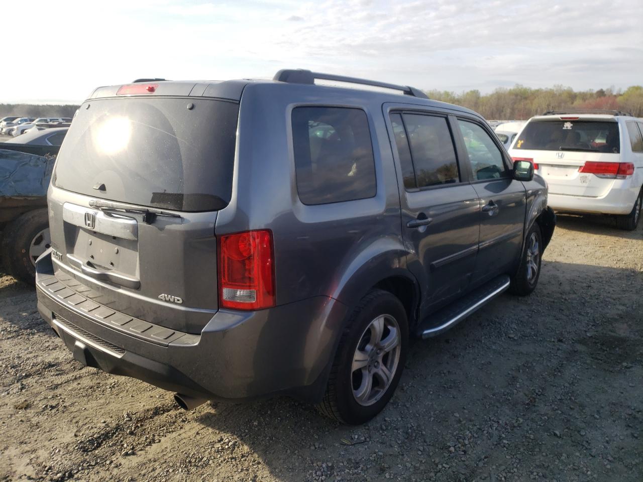 Photo 4 from auction – 2013 HONDA PILOT EX with VIN 5FNYF4H42DB044623