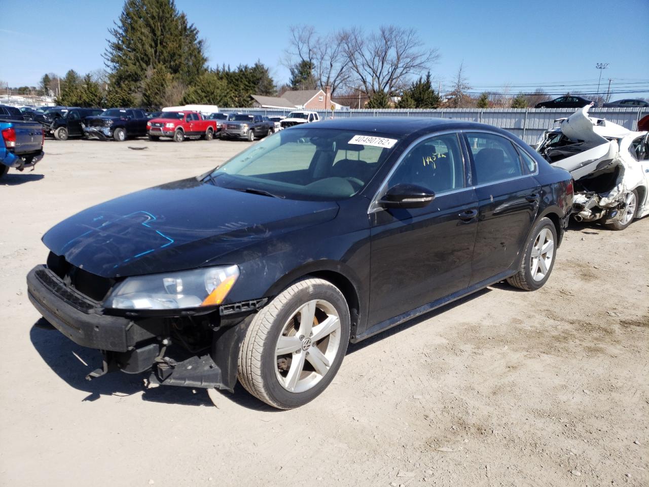 Photo 2 from auction – 2012 VOLKSWAGEN PASSAT SE with VIN 1VWBP7A37CC069998