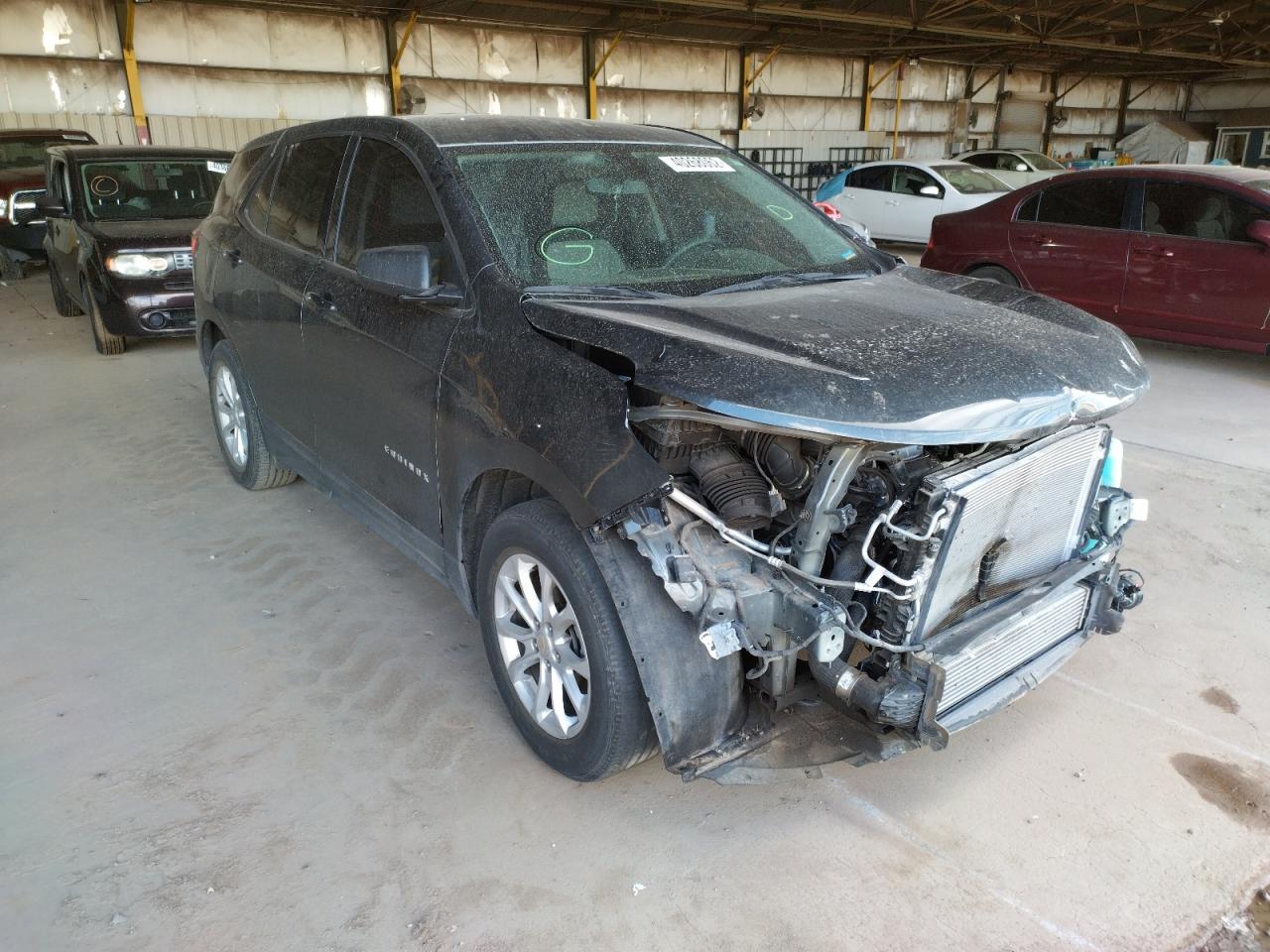 CHEVROLET EQUINOX LS 2019 with VIN 3GNAXHEV5KS595644 - Photo from auction