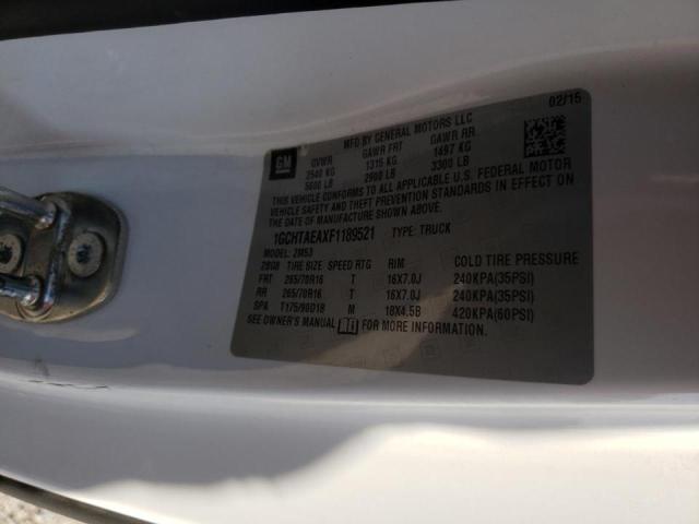 Photo 10 from auction – 2015 CHEVROLET COLORADO with VIN 1GCHTAEAXF1189521