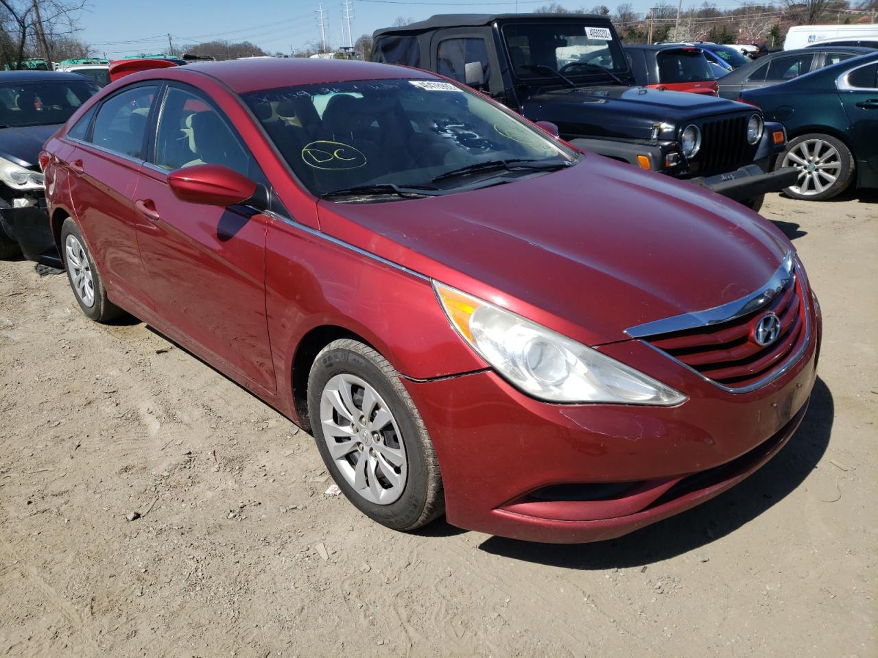 HYUNDAI SONATA GLS 2012 with VIN 5NPEB4AC9CH379345 - Photo from auction