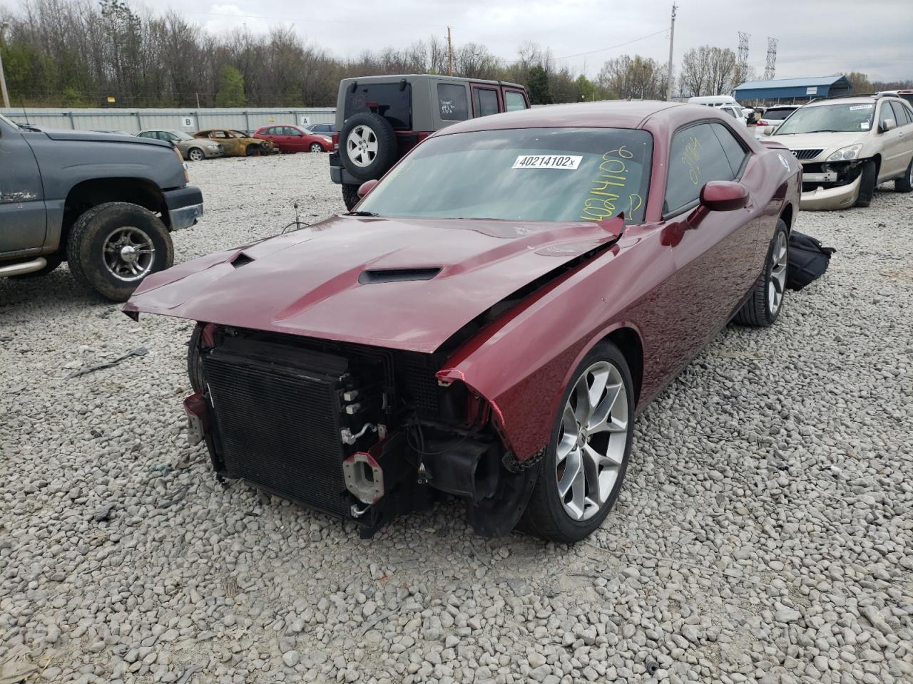 Photo 2 from auction – 2020 DODGE CHALLENGER with VIN 2C3CDZAG3LH146365