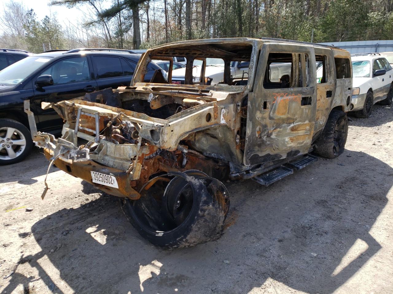 Photo 2 from auction – 2003 HUMMER H2 with VIN 5GRGN23U73H107030