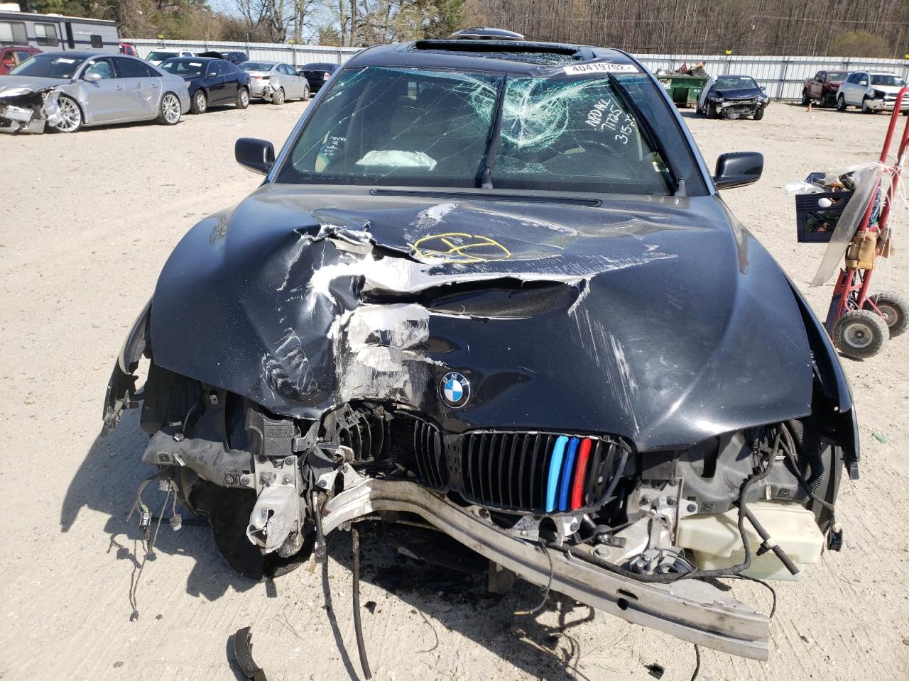 Photo 9 from auction – 2007 BMW 750 with VIN WBAHN83587DT71725