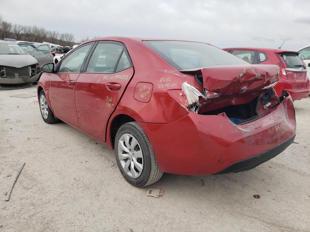 Photo 3 from auction – 2014 TOYOTA COROLLA L with VIN 5YFBURHE3EP040457