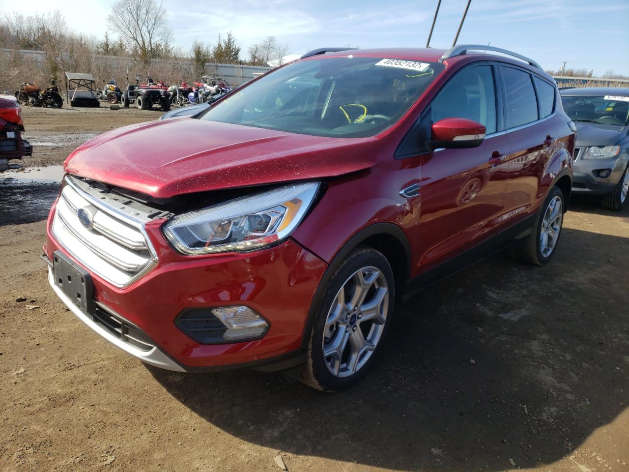 Photo 2 from auction – 2017 FORD ESCAPE TIT with VIN 1FMCU9J93HUD26121