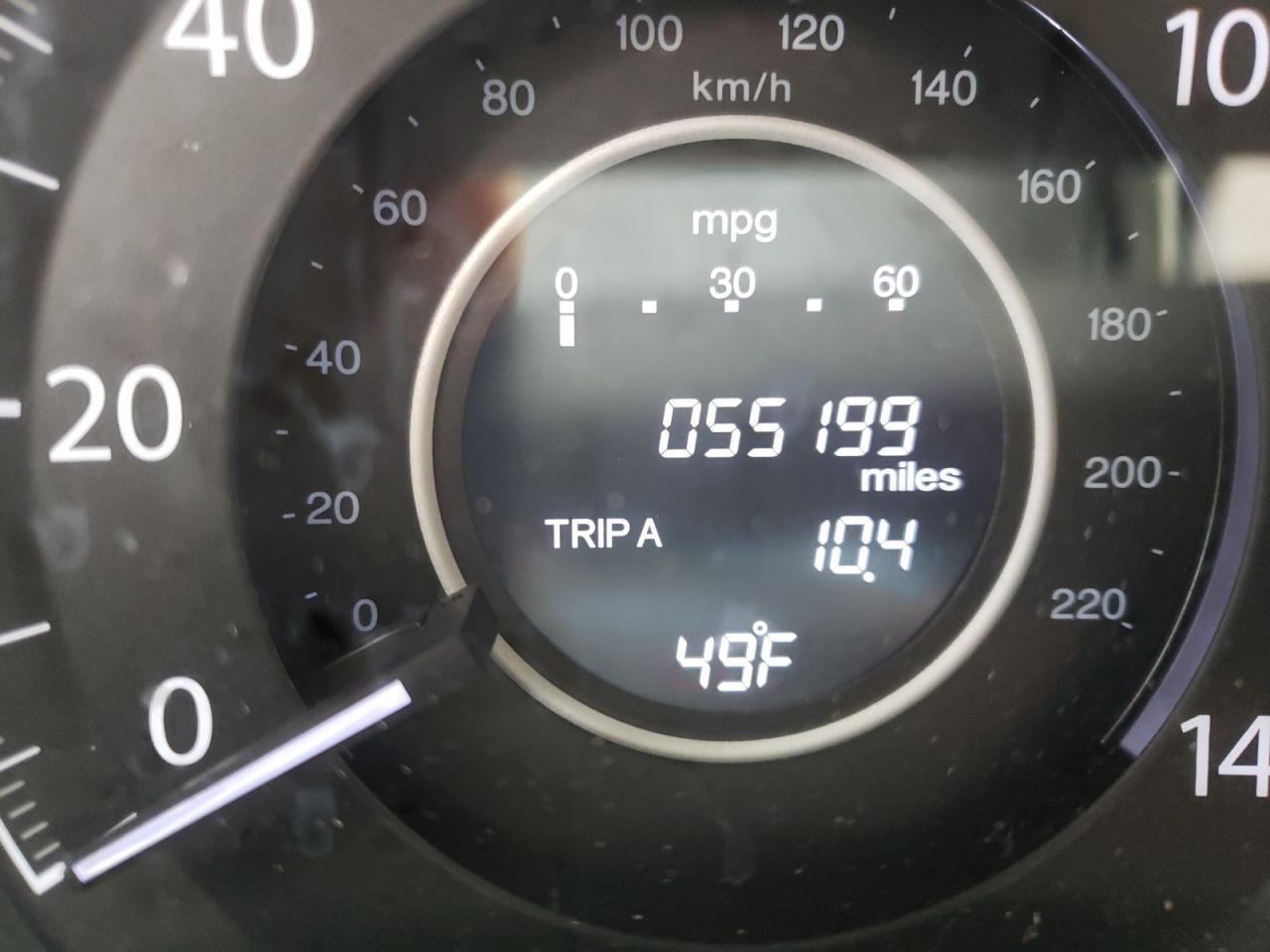 Photo 8 from auction – 2016 HONDA CR-V LX with VIN 2HKRM3H34GH560581