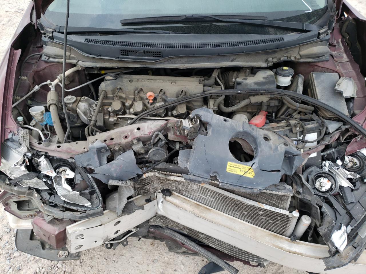 Photo 7 from auction – 2014 HONDA CIVIC LX with VIN 19XFB2F53EE068858