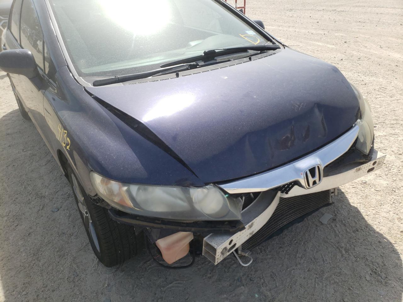 Photo 9 from auction – 2011 HONDA CIVIC LX with VIN 2HGFA1F52BH533323