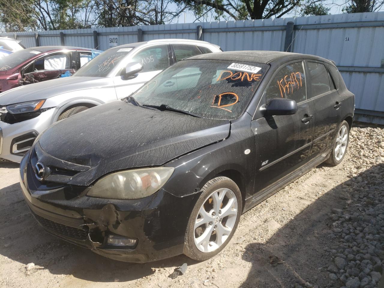 Photo 2 from auction – 2008 MAZDA 3 HATCHBAC with VIN JM1BK343381796600