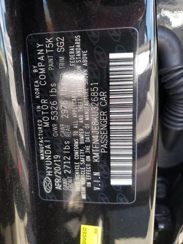Photo 10 from auction – 2019 GENESIS G80 BASE with VIN KMTFN4JE8KU326851
