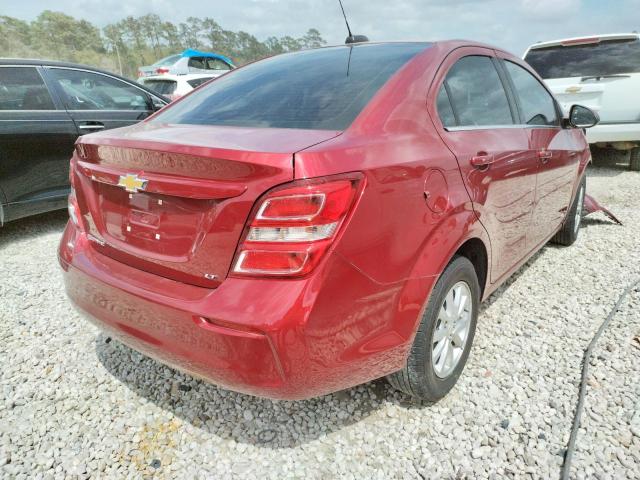 Photo 4 from auction – 2017 CHEVROLET SONIC LT with VIN 1G1JD5SH6H4123341