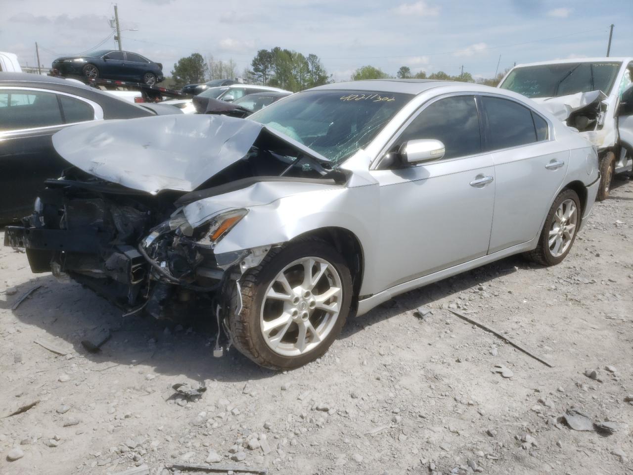 Photo 2 from auction – 2014 NISSAN MAXIMA S with VIN 1N4AA5AP6EC430203