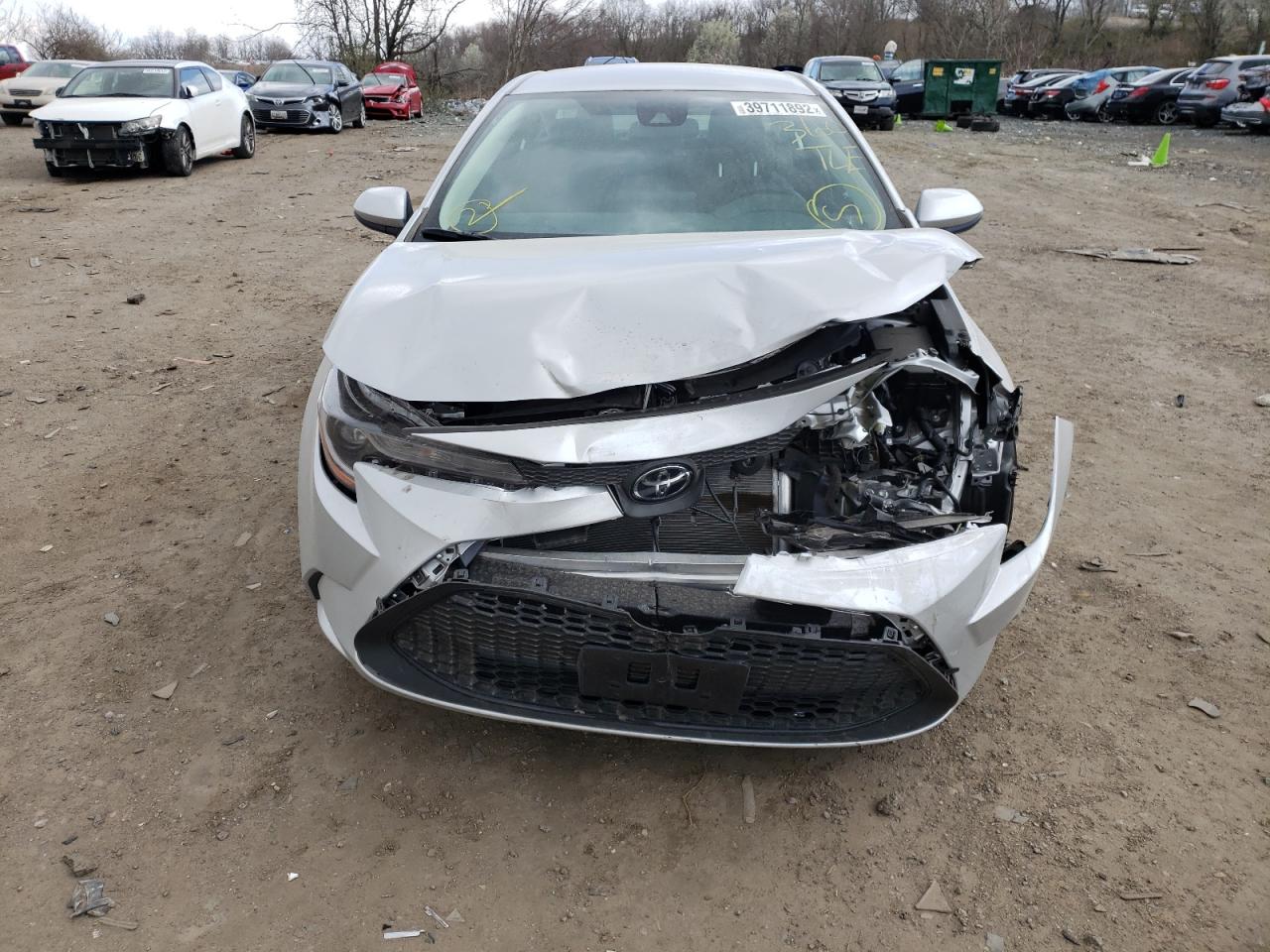 Photo 9 from auction – 2022 TOYOTA COROLLA LE with VIN 5YFEPMAE7NP303129