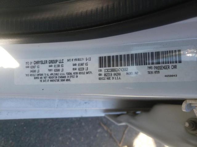 Photo 10 from auction – 2013 CHRYSLER 200 TOURIN with VIN 1C3CCBBB6DN743662