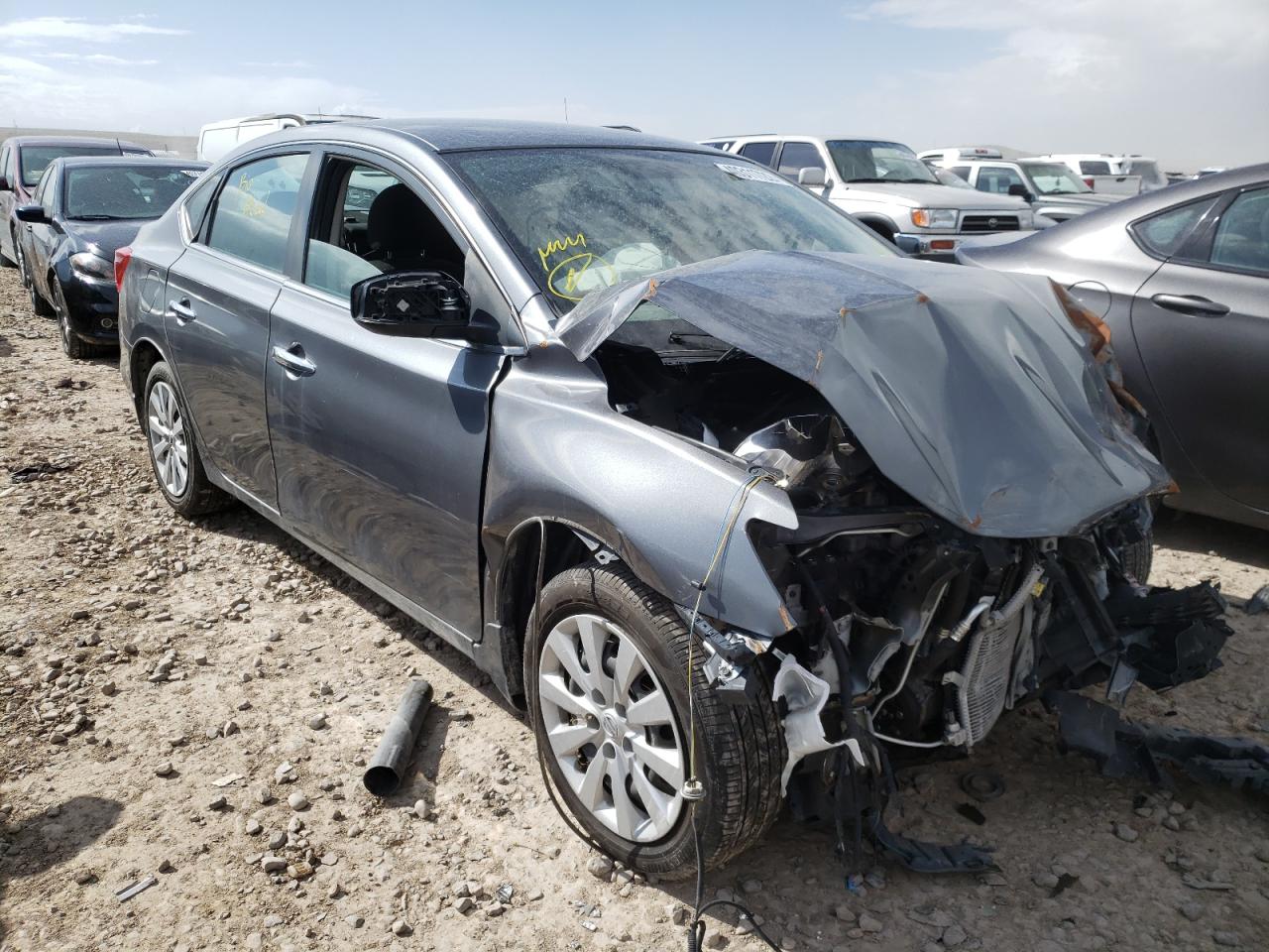 NISSAN SENTRA S 2017 with VIN 3N1AB7AP6HL674397 - Photo from auction