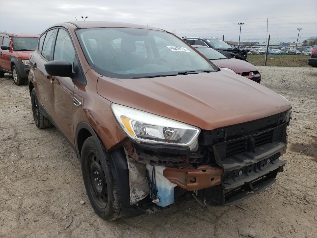 FORD ESCAPE S 2017 with VIN 1FMCU0F74HUB98619 - Photo from auction