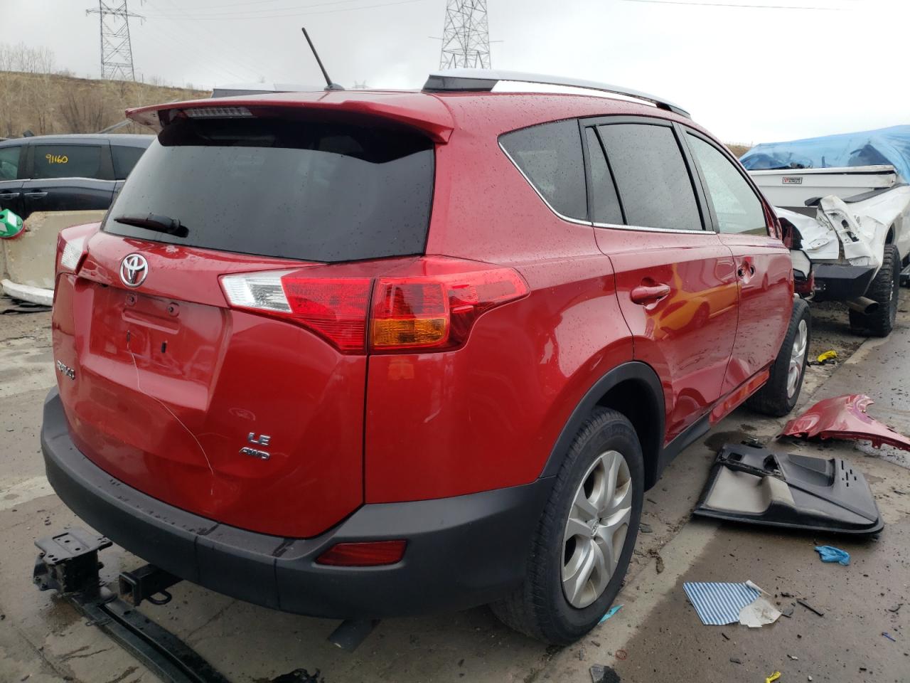 Photo 4 from auction – 2015 TOYOTA RAV4 LE with VIN 2T3BFREV3FW371190
