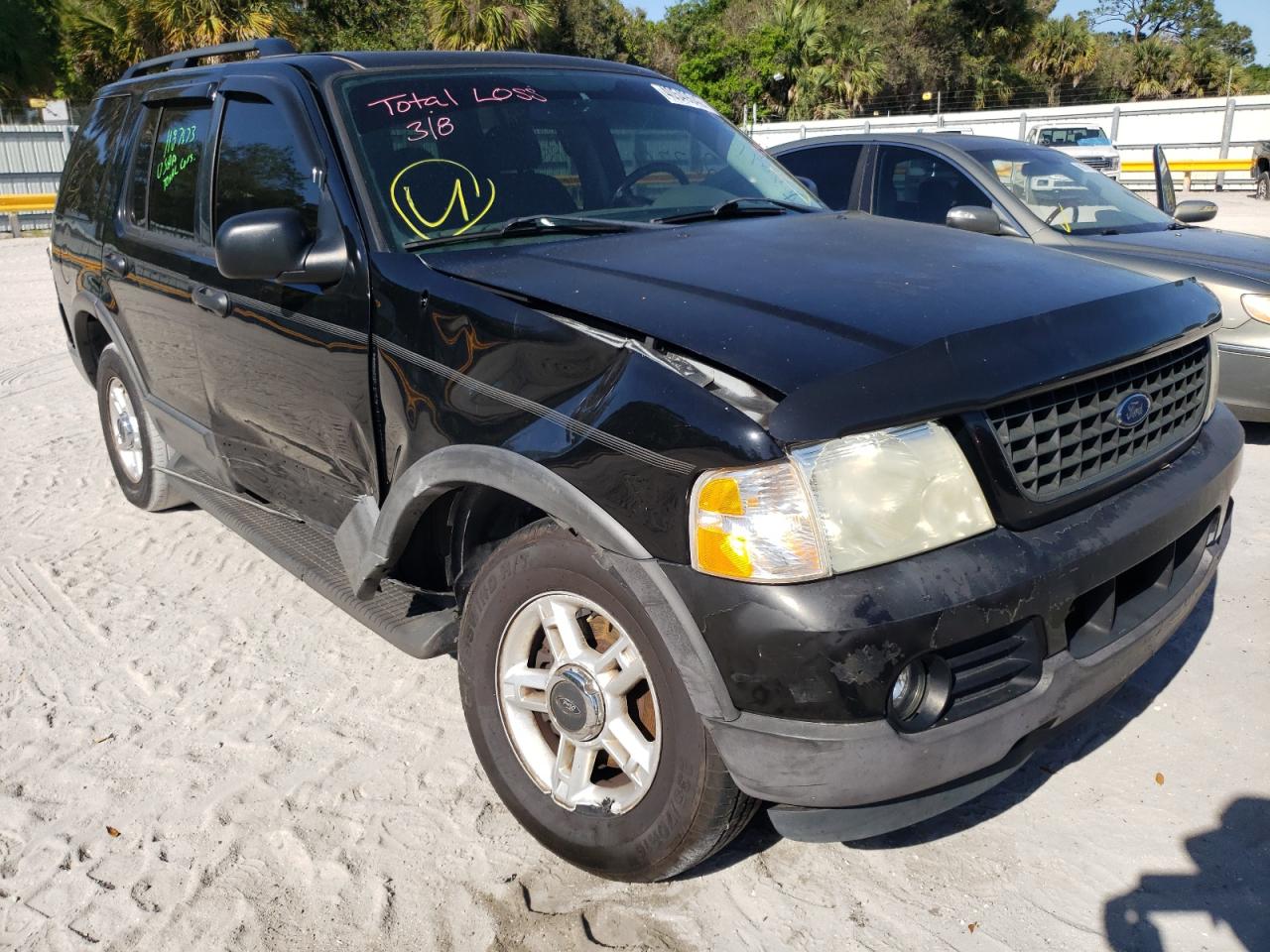 FORD EXPLORER 2003 with VIN 1FMZU73K63UC38316 - Photo from auction