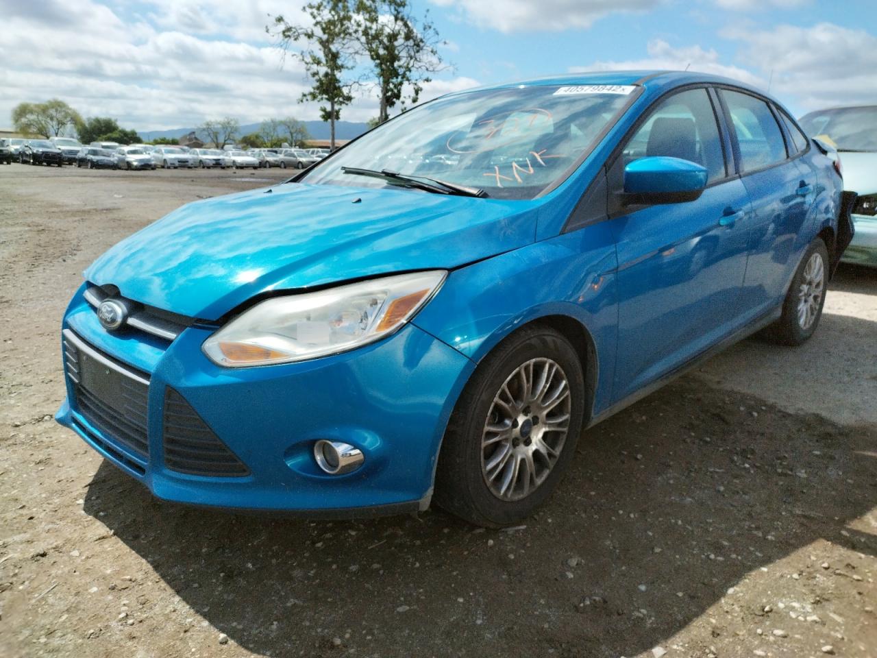 Photo 2 from auction – 2012 FORD FOCUS SE with VIN 1FAHP3F26CL394699