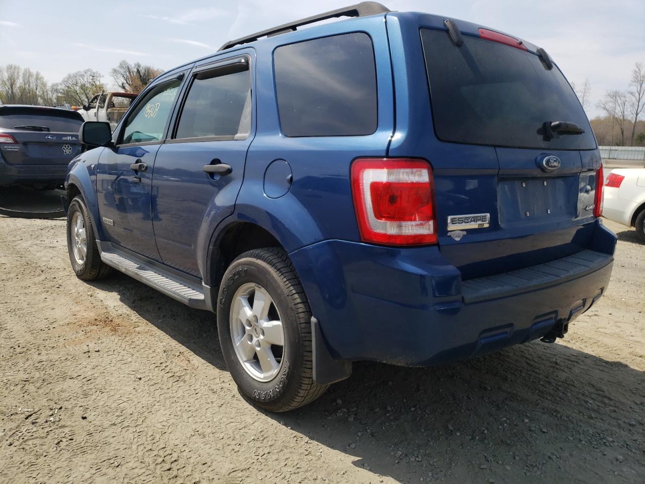 Photo 3 from auction – 2008 FORD ESCAPE XLT with VIN 1FMCU93168KD42266