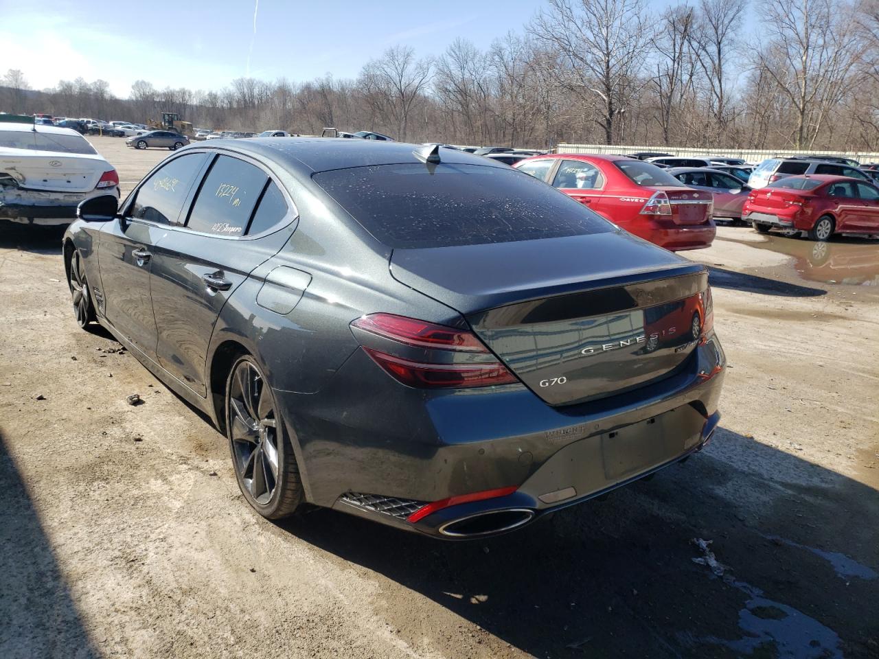 Photo 3 from auction – 2022 GENESIS G70 BASE with VIN KMTG54TE5NU085403