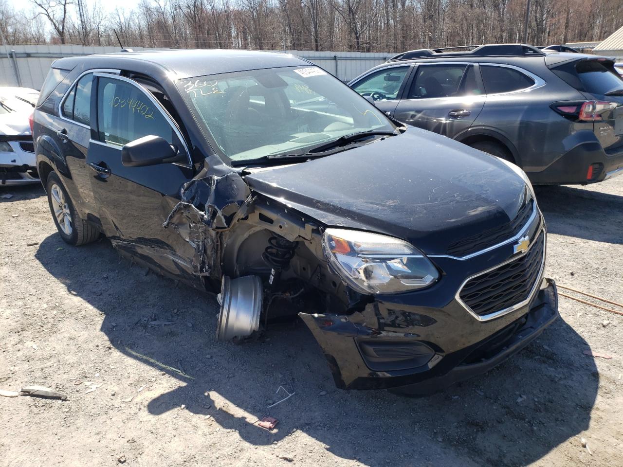 CHEVROLET EQUINOX 2017 with VIN 2GNALBEK6H1603947 - Photo from auction