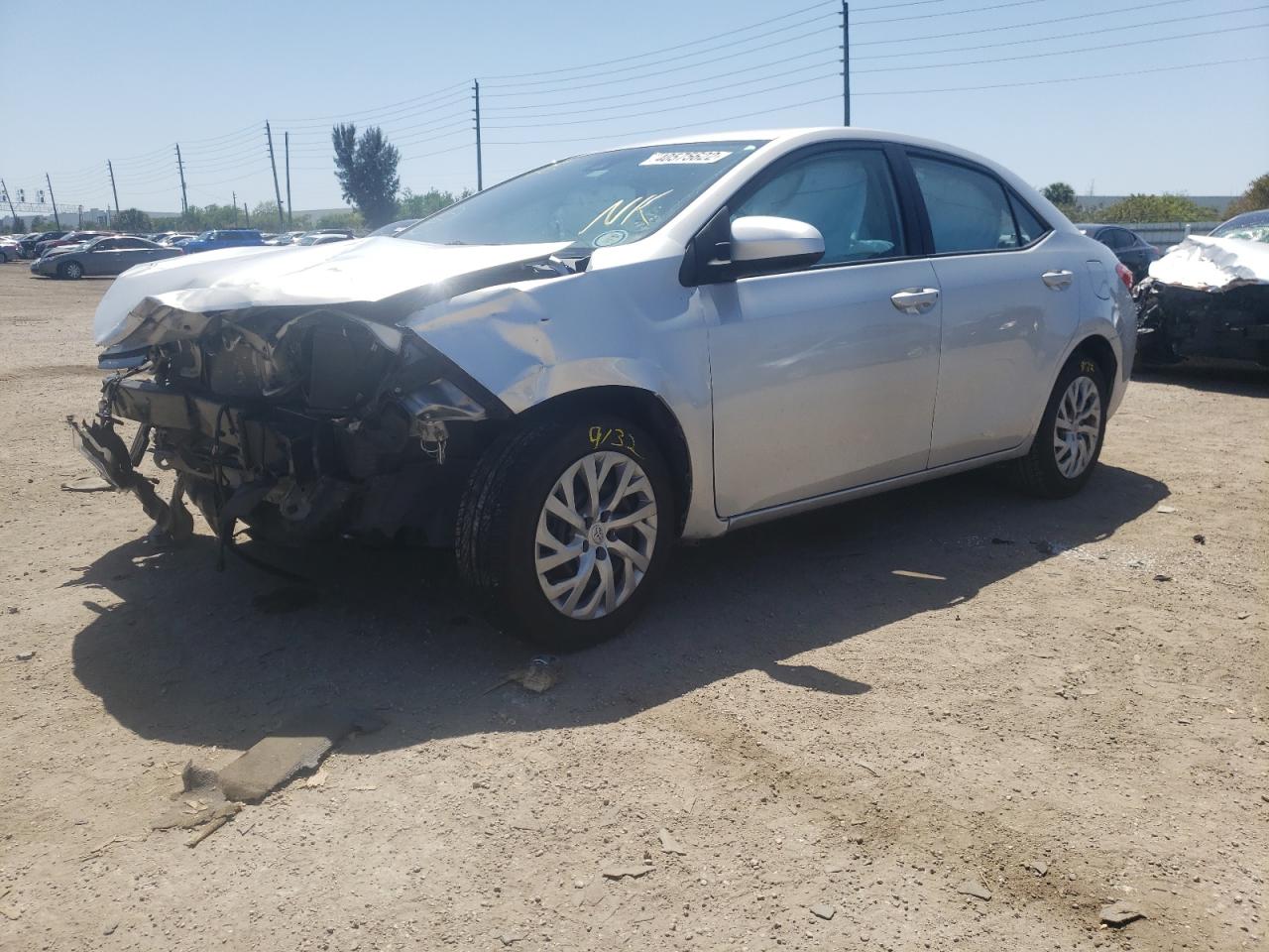 Photo 2 from auction – 2018 TOYOTA COROLLA L with VIN 5YFBURHE4JP822311