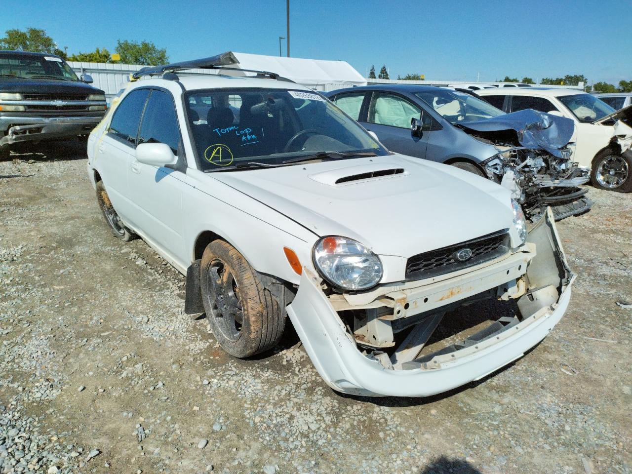 SUBARU IMPREZA WR 2002 with VIN JF1GG29632G831067 - Photo from auction