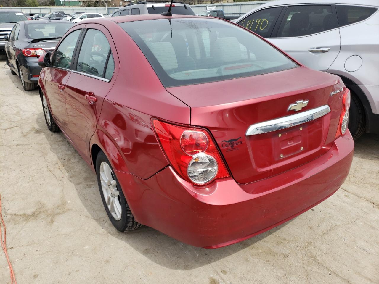 Photo 3 from auction – 2012 CHEVROLET SONIC LT with VIN 1G1JC5SH3C4197733