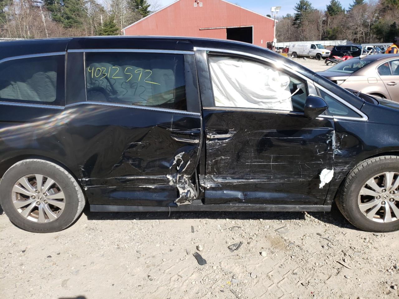Photo 9 from auction – 2014 HONDA ODYSSEY EX with VIN 5FNRL5H42EB050765